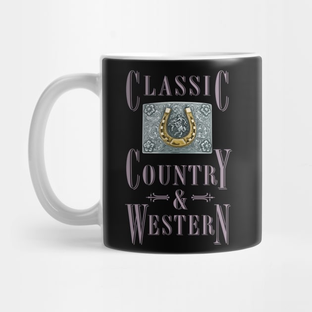 Golden Horseshoe - Classic Country and Western Belt Buckles by PLAYDIGITAL2020